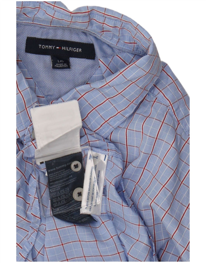 Tommy Hilfiger muška košulja, veliki plavi karirani pamuk