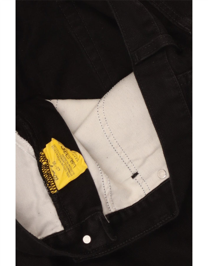 WRANGLER muške ravni traperice Texas W40 L30 crni pamuk