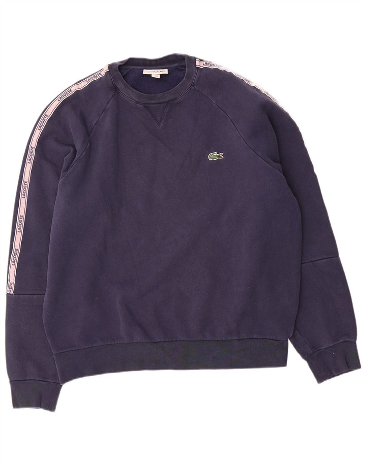 Lacoste muški džemper s grafičkim motivima veličine 4 srednje tamnoplave boje