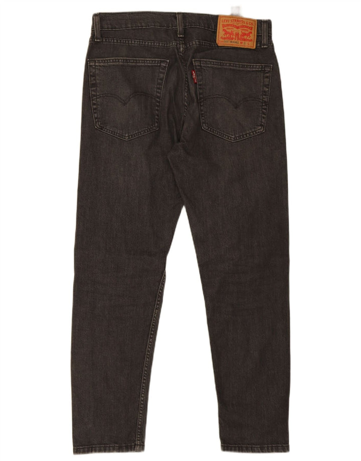 Levi's muške 502 sužene traperice W31 L29 sivi pamuk