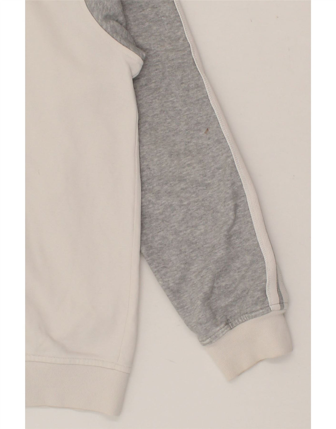 CHAMPION Womens Tracksuit Top Jacket UK 14 Medium Grey Colourblock Cotton Vintage Champion and Second-Hand Champion from Messina Hembry 