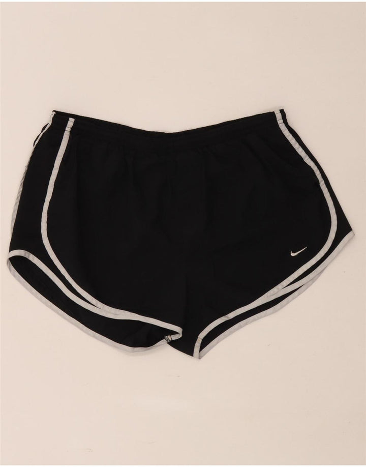 Nike ženske sportske kratke hlače UK 18 XL crni poliester