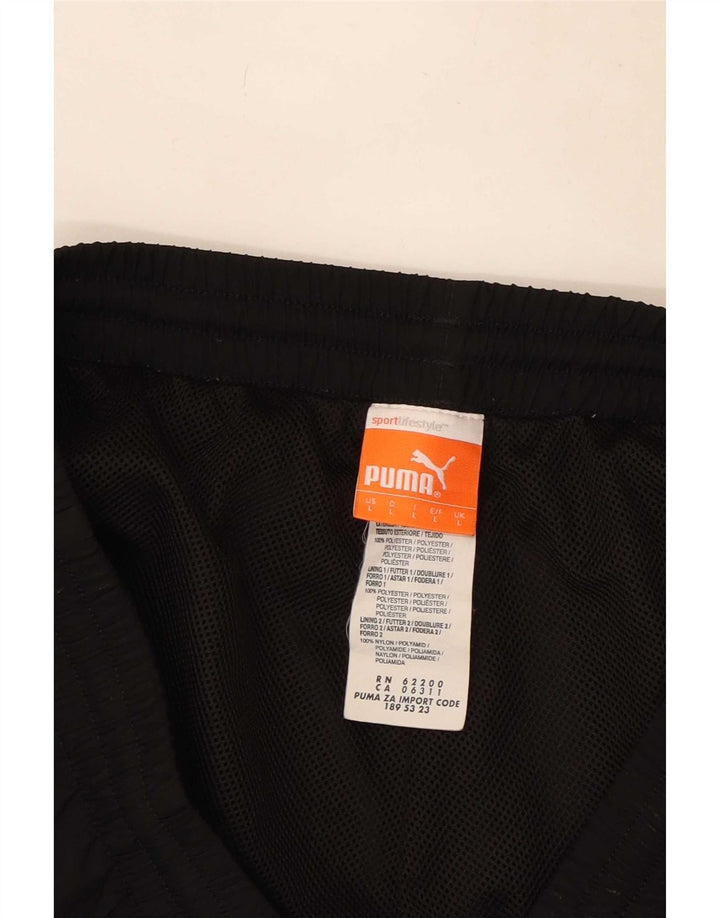 Puma muške hlače od trenirke Large Black Colourblock Poliester