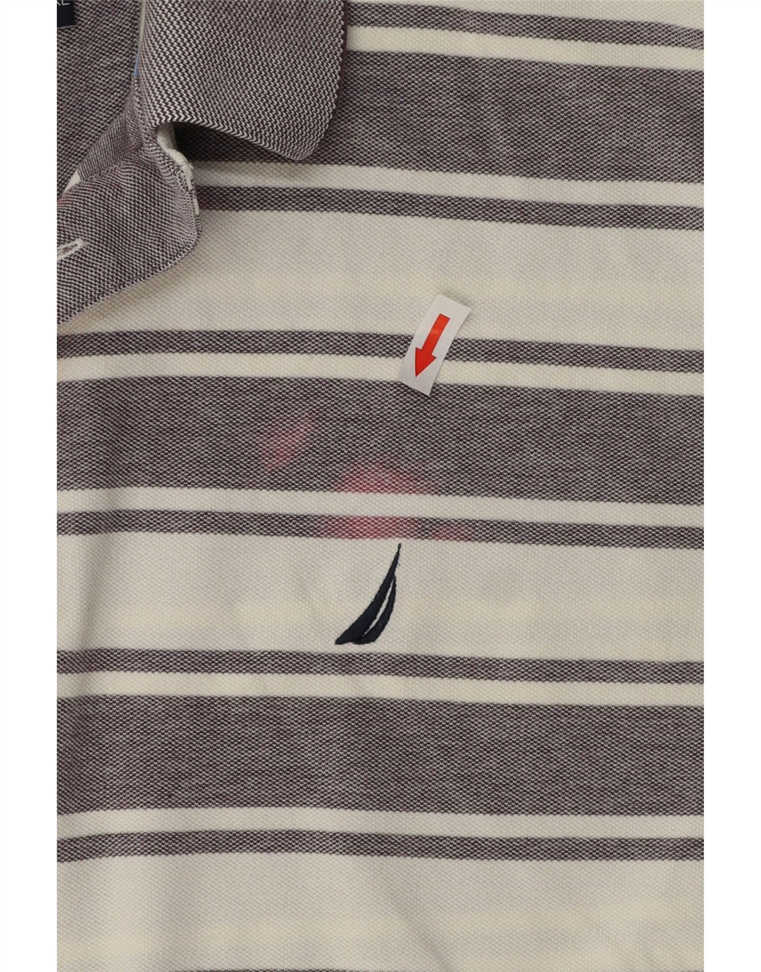 NAUTICA Muška polo majica 2XL pamuk na sive pruge