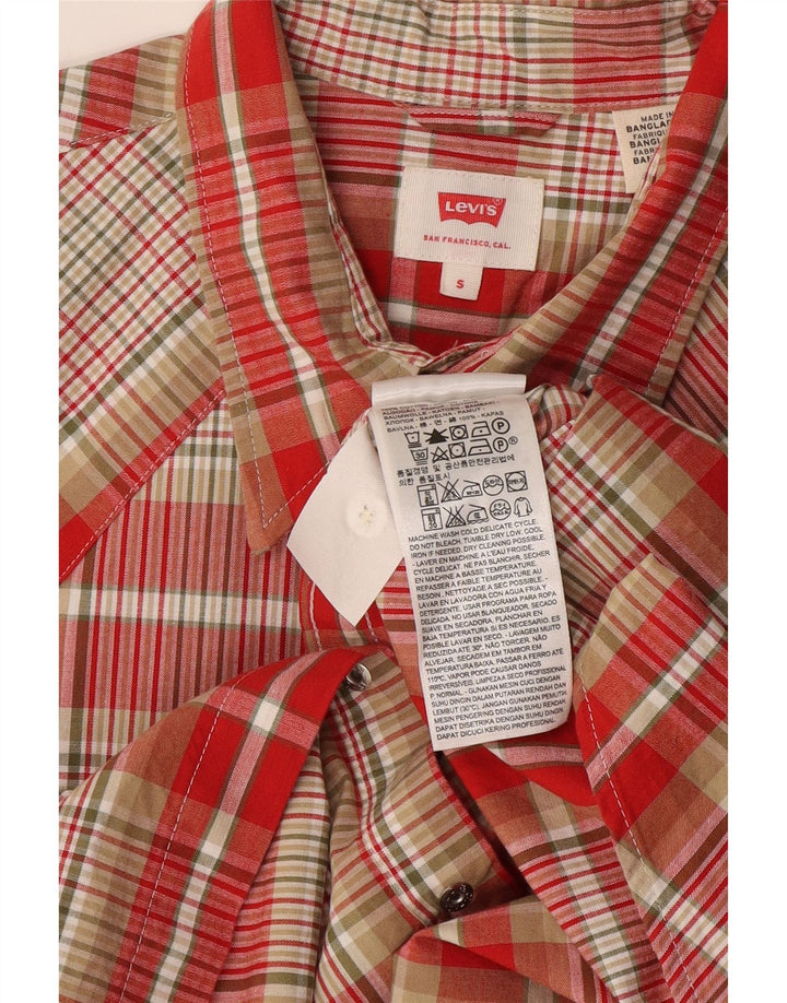 Levi's muška košulja, mali crveni karirani pamuk