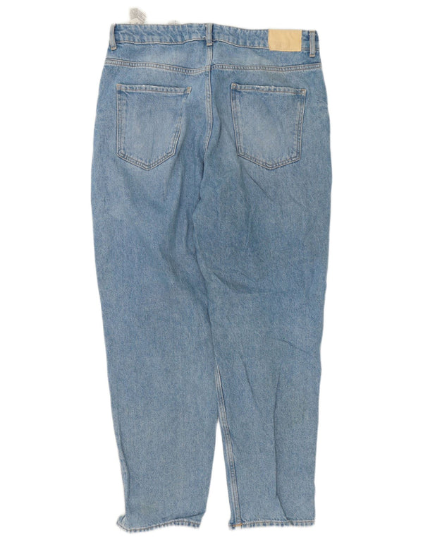 Zara ženske traperice visokog struka, EU 44 XL W34 L27 plavi pamuk