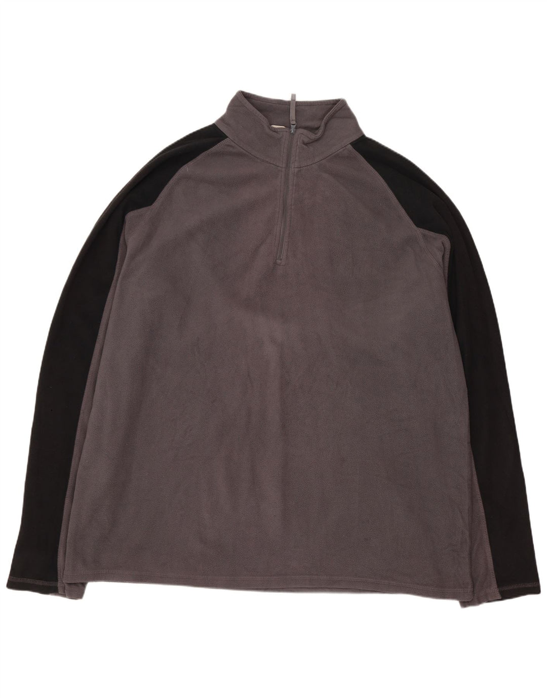 MOUNTAIN WAREHOUSE muški džemper od flisa s patentnim izrezom 2XL siva boja