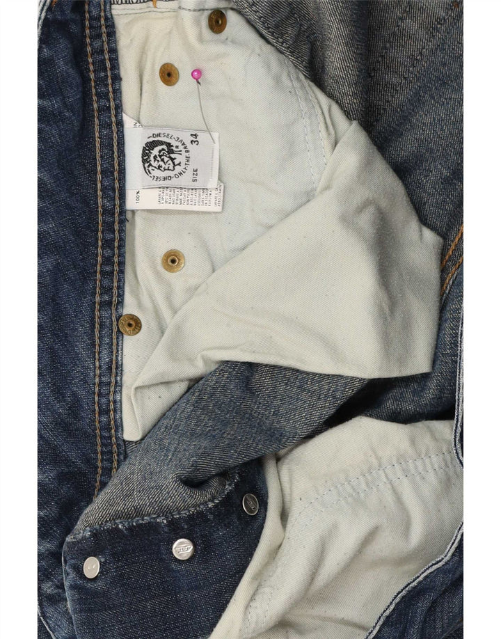 Diesel Muške Bootcut traperice W34 L32 Plavi pamuk