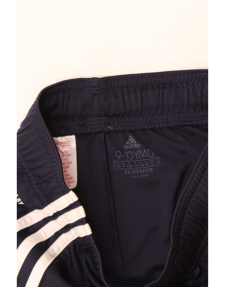 Adidas sportske kratke hlače za dječake 9-10 godina tamnoplavi poliester