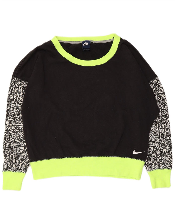 Nike ženska majica prekomjerne veličine UK 16 velika crna boja