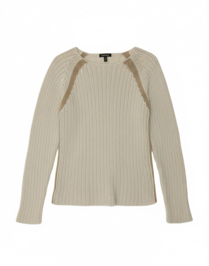 Killer Loop ženski džemper s morskim izrezom UK 10 na male bijele pruge