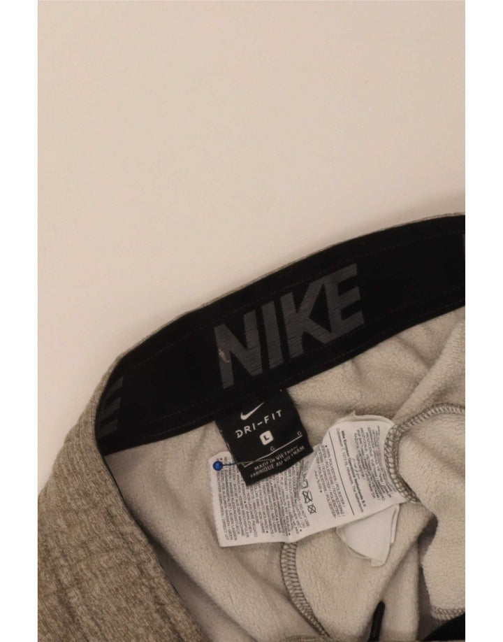 Nike muške grafičke trenirke Hlače za trčanje Veliki kaki poliester