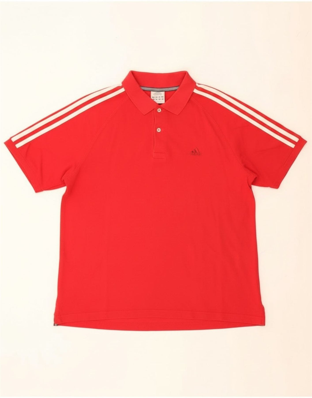 Adidas muška polo majica srednje crvene pamučne boje