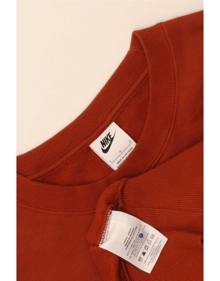 Nike Ženska skraćena majica s kratkim grafičkim motivima, UK 16 Large Red