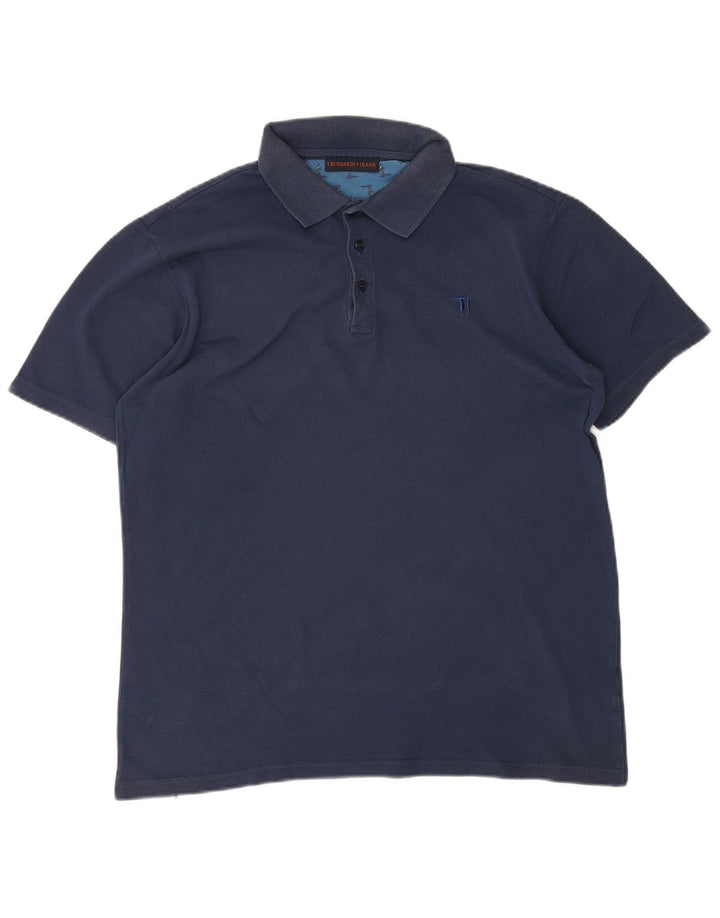 Trussardi Jeans muška polo majica velika tamnoplava