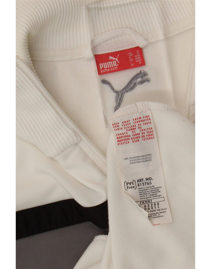 Puma muška gornja jakna trenirke Medium White Colourblock Poliester