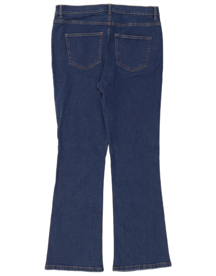Marks & Spencer ženske Regular Slim Bootcut traperice UK 14 Large W34 L30 Plave
