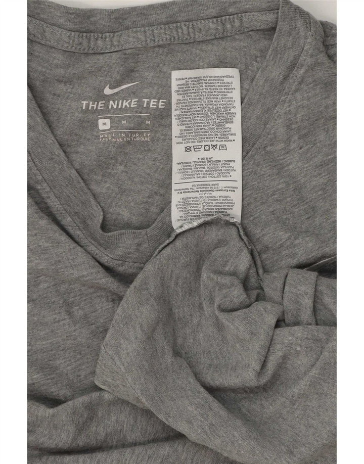 Nike muška majica kratkih rukava srednje sivi flekasti pamuk