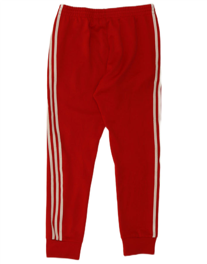 Adidas muške trenirke hlače Joggers srednje crvene boje od poliestera