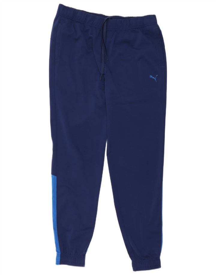 Puma muške trenirke Hlače Joggers XL plavi poliester u boji