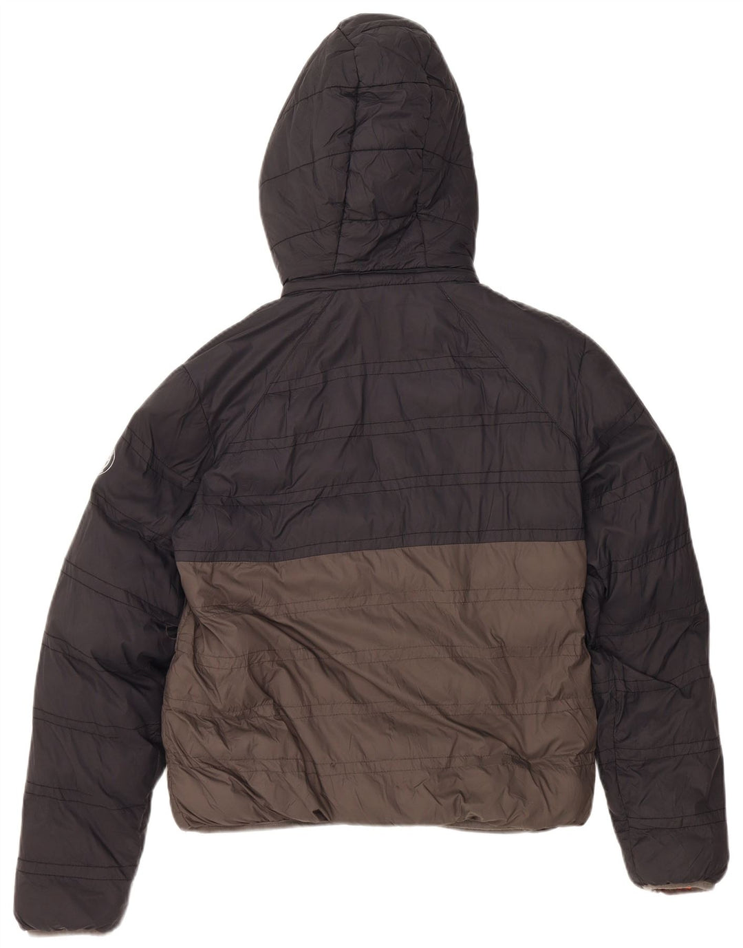 MICHAEL KORS Podstavljena jakna s kapuljačom za dječake 15-16 godina Sivi najlon u boji