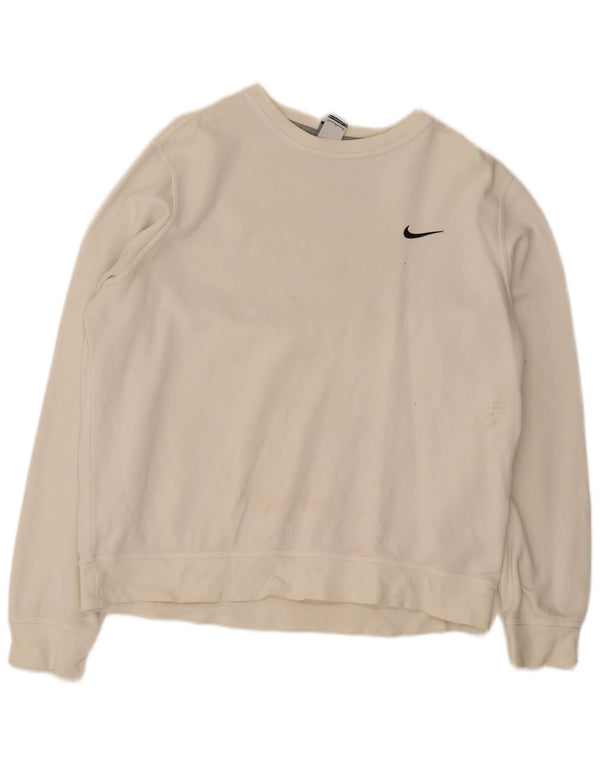 Nike muški džemper XL od bijelog pamuka