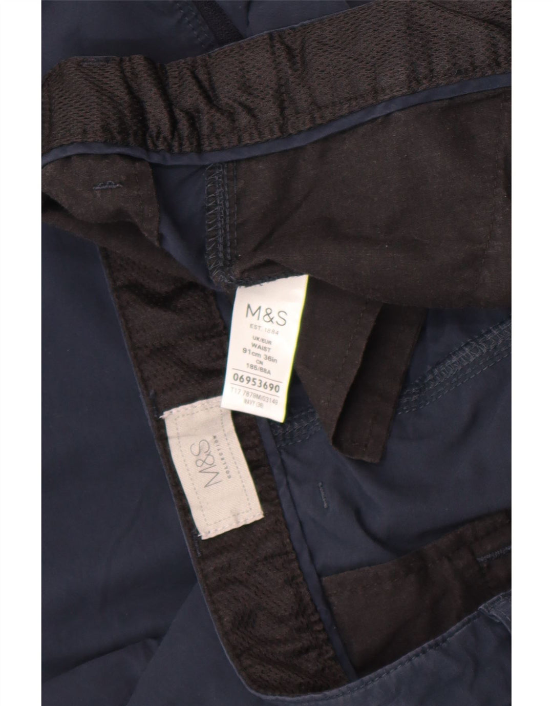Marks & Spencer muške kargo kratke hlače W36 veliki tamnoplavi pamuk