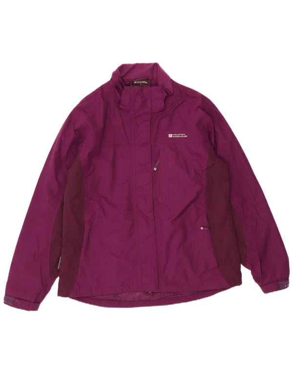 Mountain Warehouse Ženska kišna jakna UK 16 Veliki ljubičasti najlon u boji