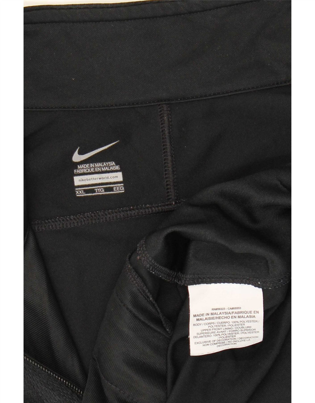 Nike muška gornja jakna za trenirku 2XL crni poliester