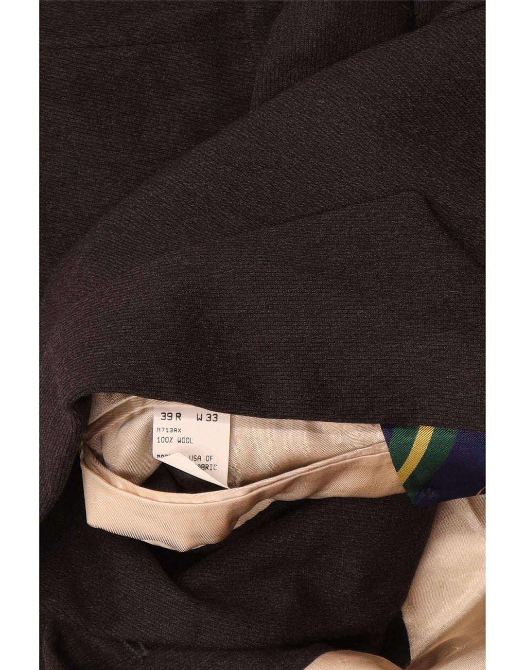 NAUTICA Muška jakna sa 3 gumba UK 38 srednje siva vuna