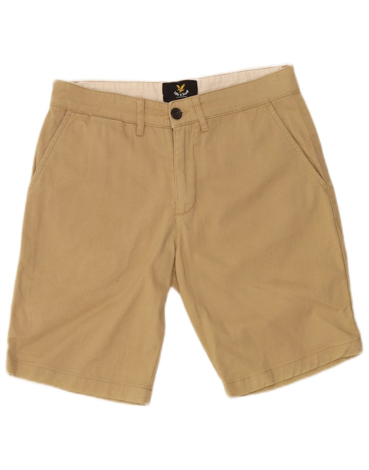 Lyle & Scott muške chino kratke hlače W30 srednje bež pamuk