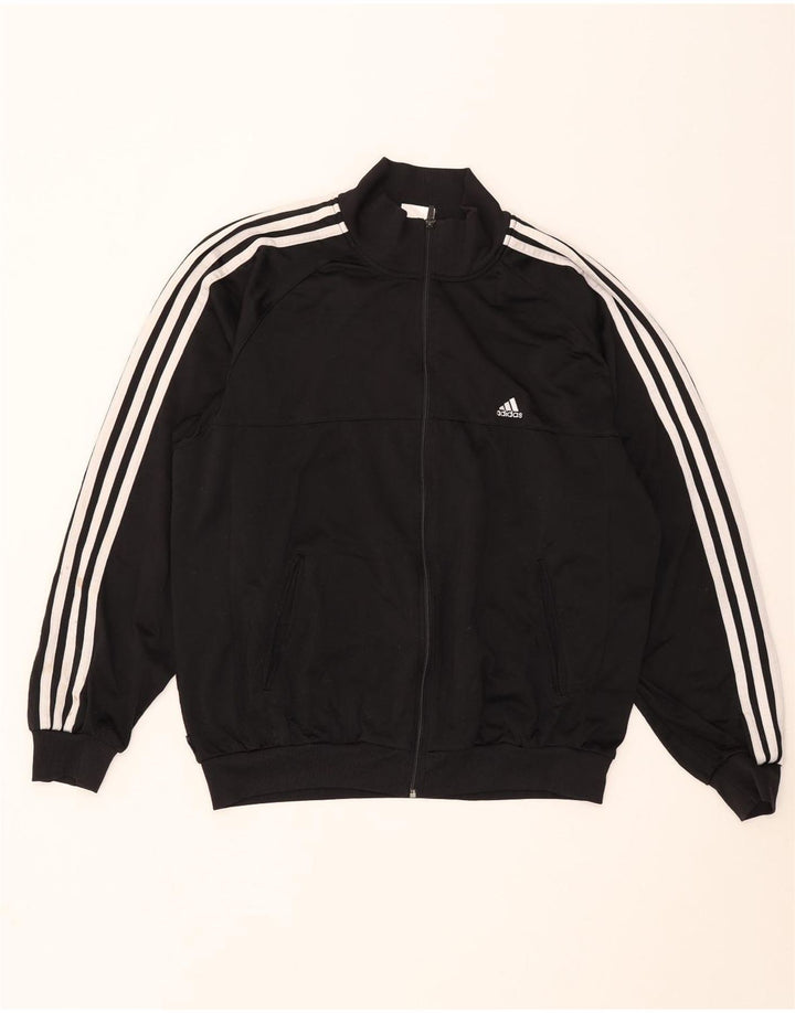Adidas muška gornja jakna od trenirke, veliki crni poliester