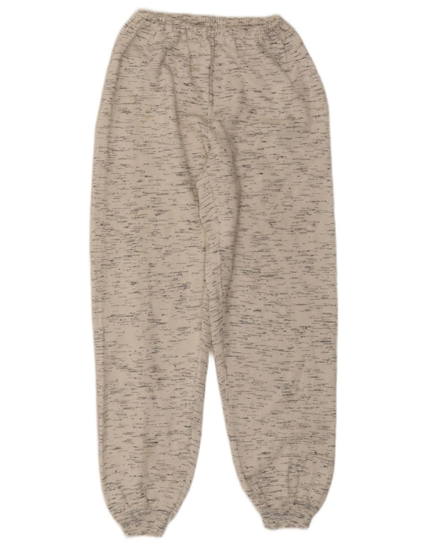 VINTAGE Ženska trenirka Hlače Joggers UK 8 Small Off White Flected