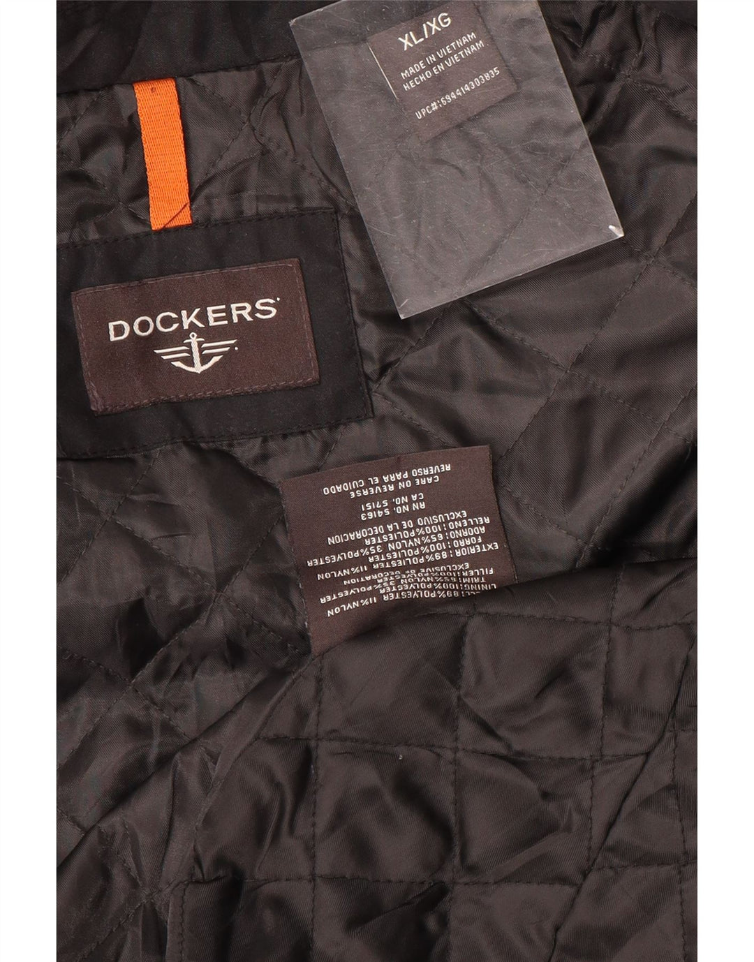 Dockers muška bomber jakna UK 42 XL crni poliester
