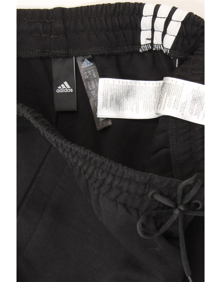 ADIDAS Ženska trenirka Hlače Joggers UK 8/10 Mali crni pamuk