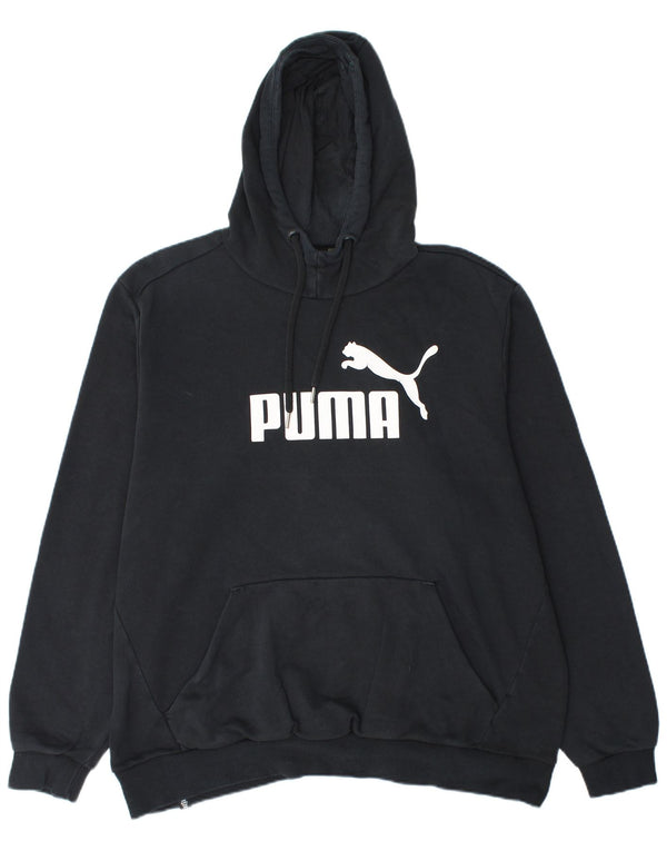 PUMA muška majica s kapuljačom XL, crni pamuk