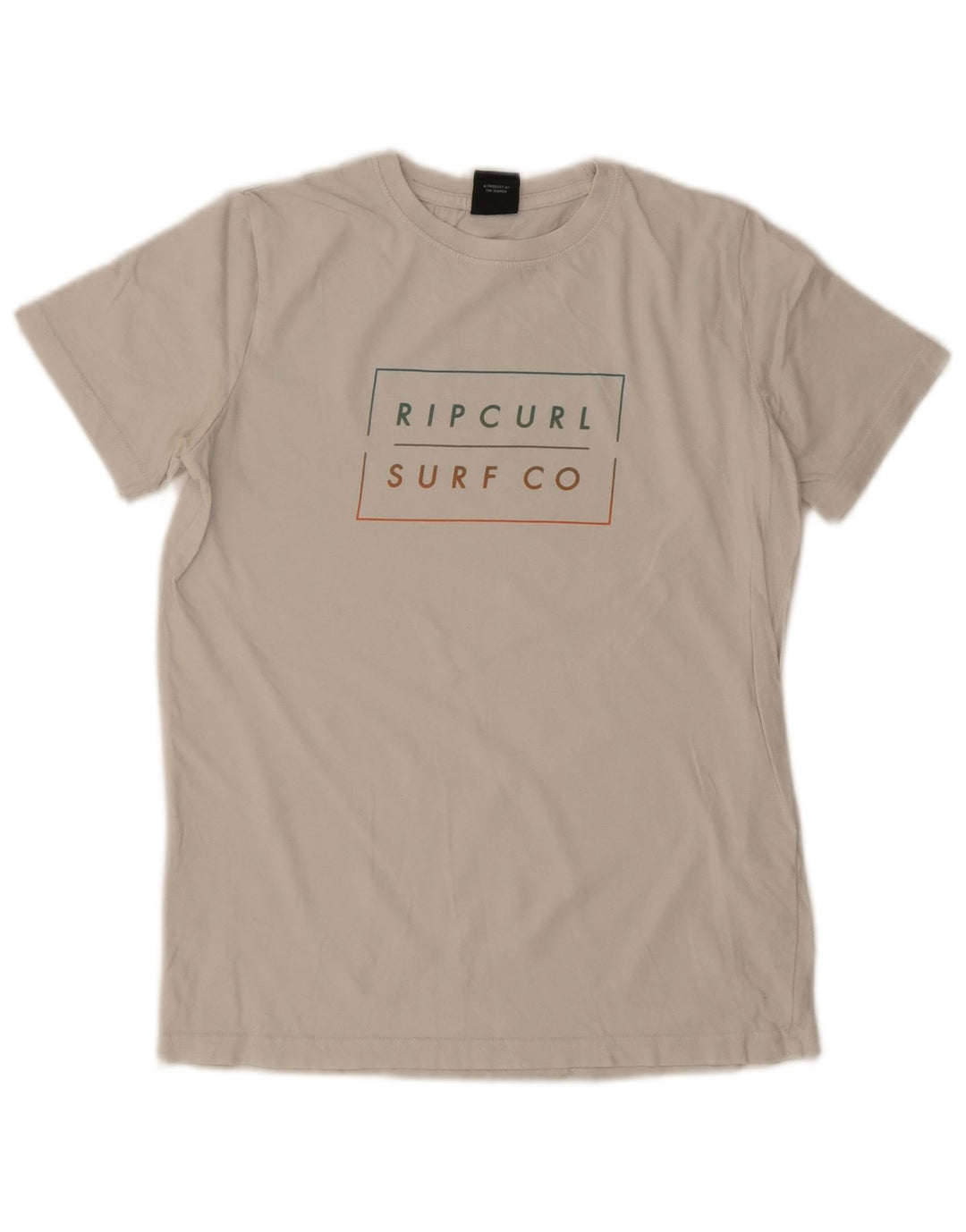 Majica kratkih rukava Rip Curl za dječake, 13-14 godina, bijeli pamuk