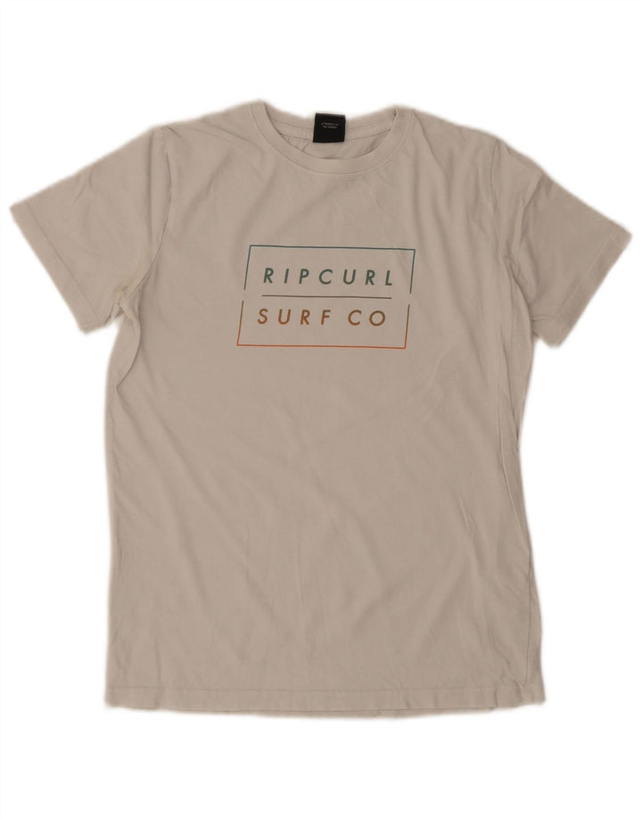 Majica kratkih rukava Rip Curl za dječake, 13-14 godina, bijeli pamuk