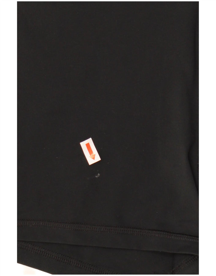 Nike Ženske Dri Fit Graphic Sport Shorts UK 12 Srednje crni poliester