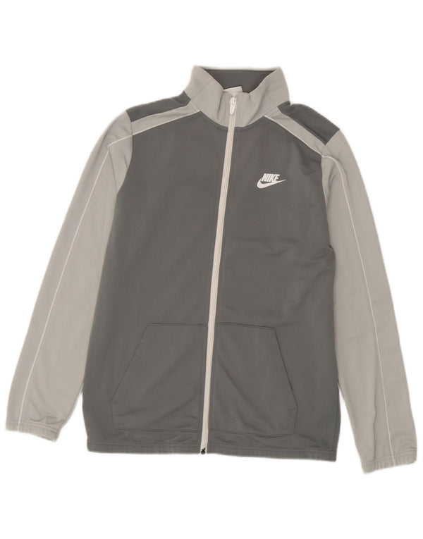 Nike Boys Trenirka Gornja jakna 13-14 godina XL sivi poliester