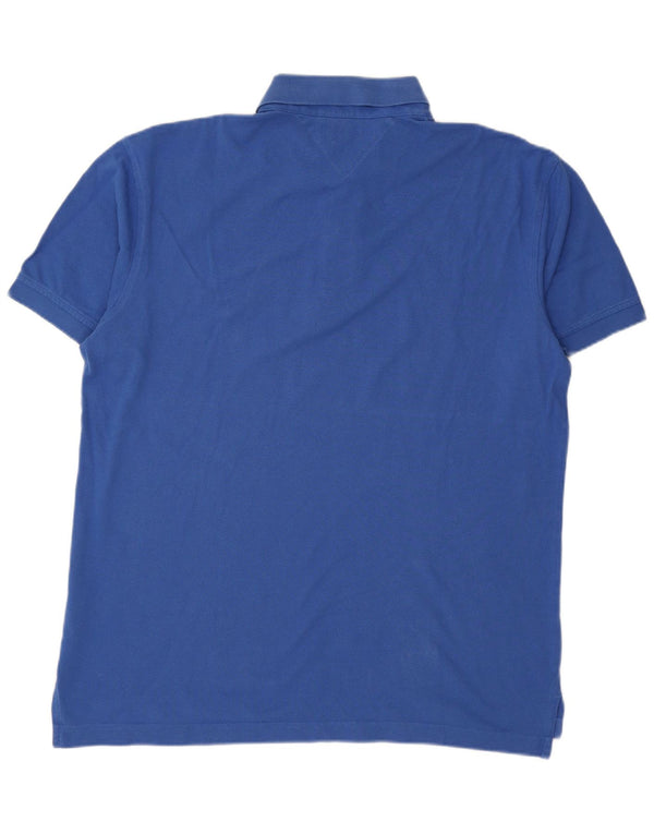 TOMMY HILFIGER Muška polo majica 2XL plavi pamuk