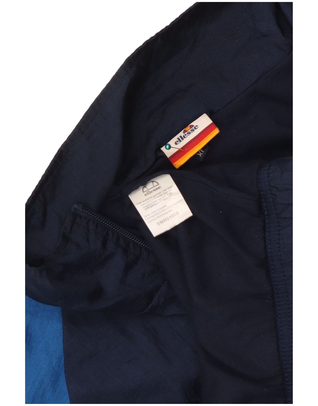 Ellesse muška trenirka gornja jakna XL plava poliesterska boja