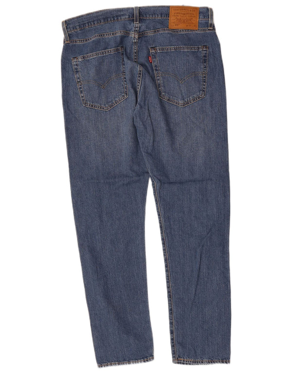 Levi's muške 512 uske sužene traperice W33 L30 plavi pamuk