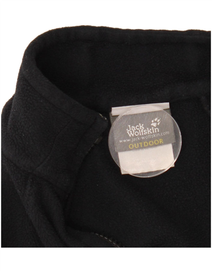 Jack Wolfskin ženska jakna od flisa UK 10 Mala crna poliester