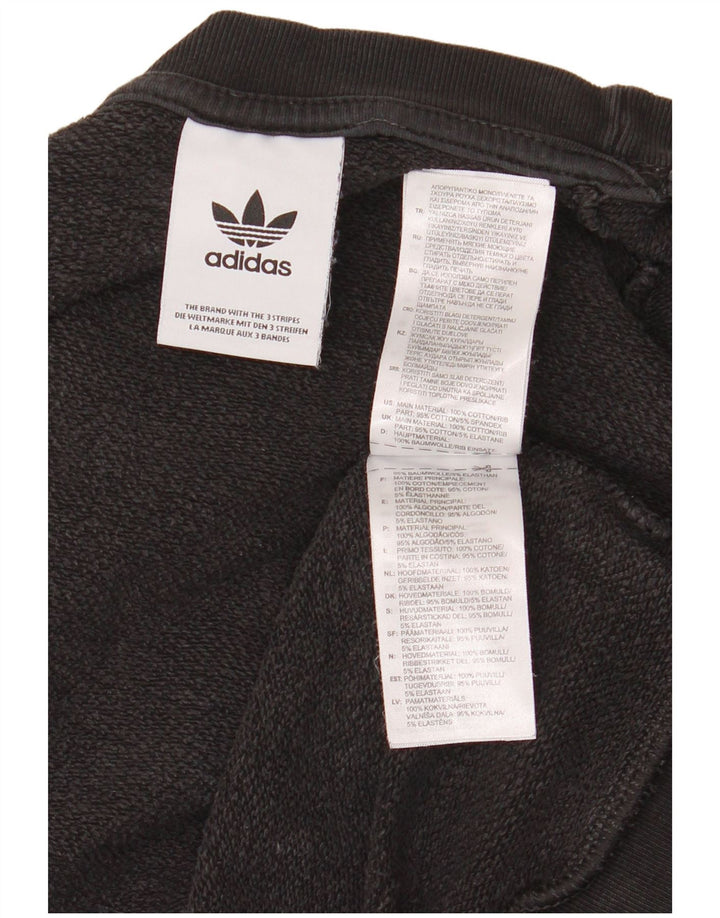 Adidas muška trenirka s grafičkim motivima Srednji crni pamuk