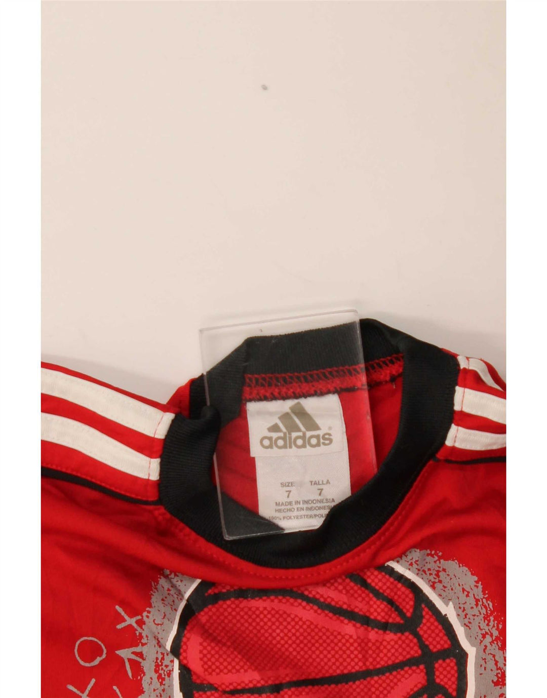 Adidas dječački grafički prsluk za 6-7 godina od crvenog poliestera u boji