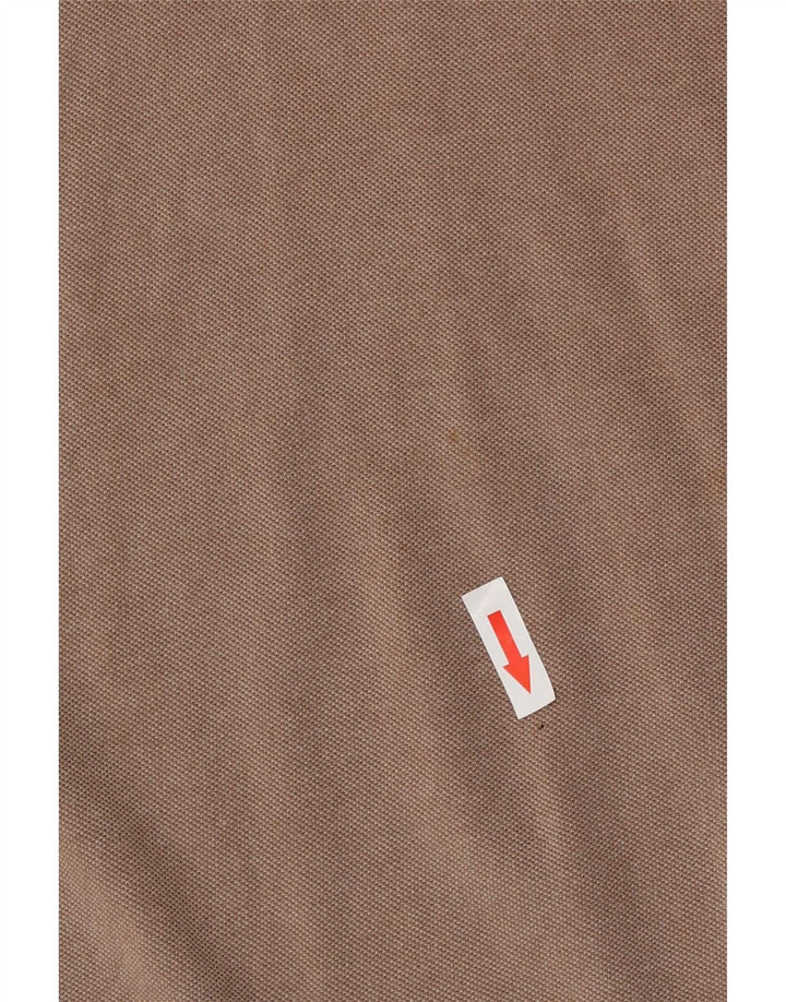 Fred Perry muška uska polo majica srednje smeđe boje pamuka