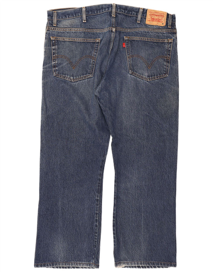 Levi's muške 517 Bootcut traperice W42 L32 plavi pamuk