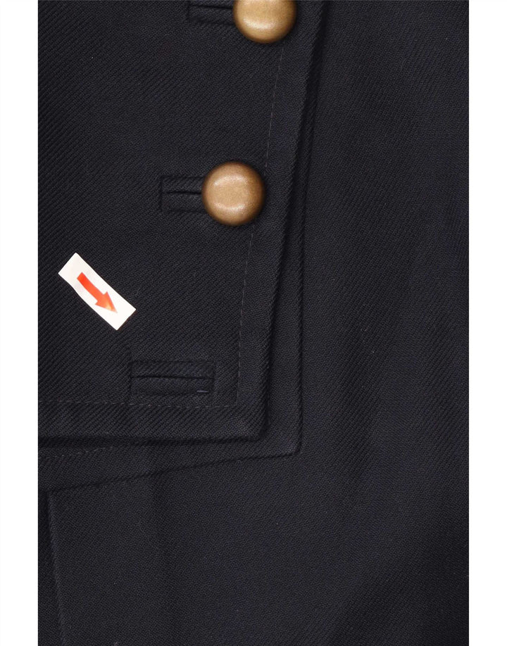 French Connection Ženski graškasti kaput UK 12 Medium Navy Blue Polyester