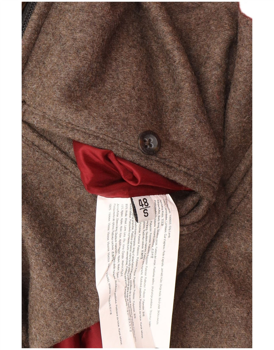 STRELLSON muška kožna jakna IT 48 srednje smeđa koža